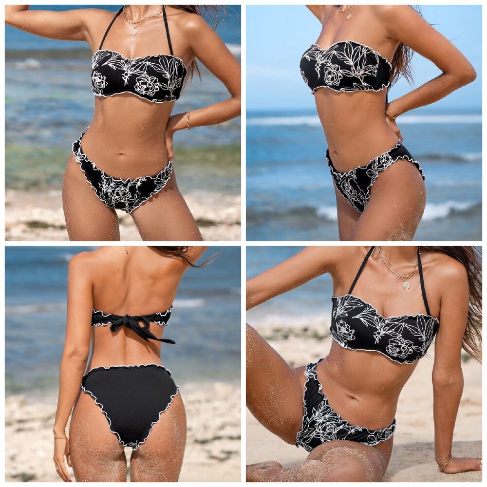 Cupshe Super Bloom Bikini